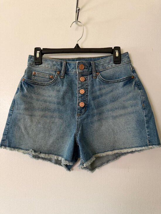 LC Lauren Conrad Pants - LC Lauren Conrad High‑Rise Button‑Fly Denim Shorts | Size 8